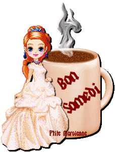 Gif animé Bon samedi café